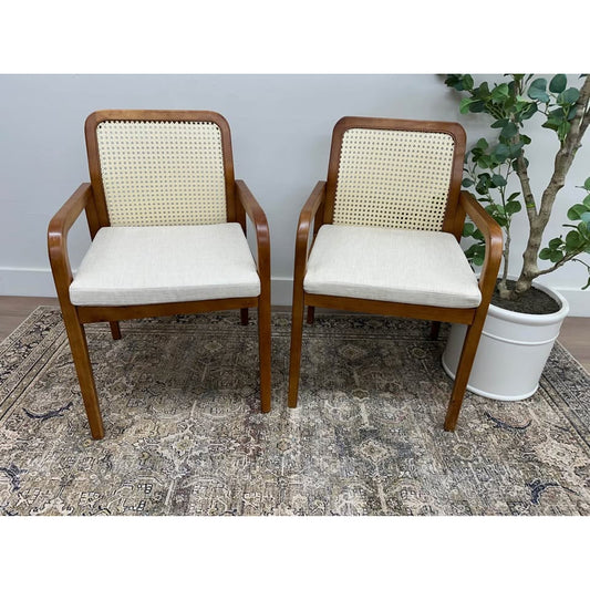 Antoine Rattan Cane Back Dining Chair -ACORN Set of 2