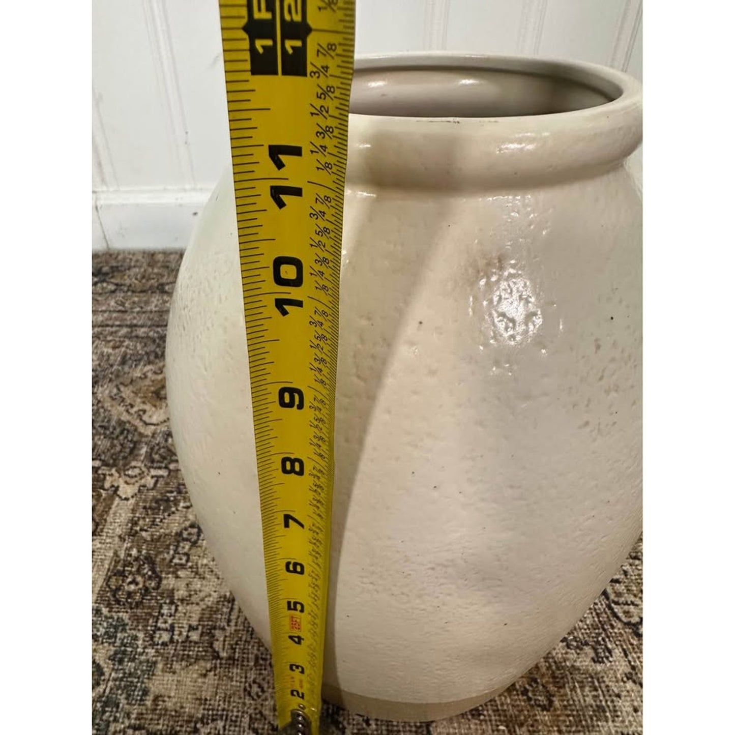 Studio Mcgee Vase Tan Pottery 11" Tall