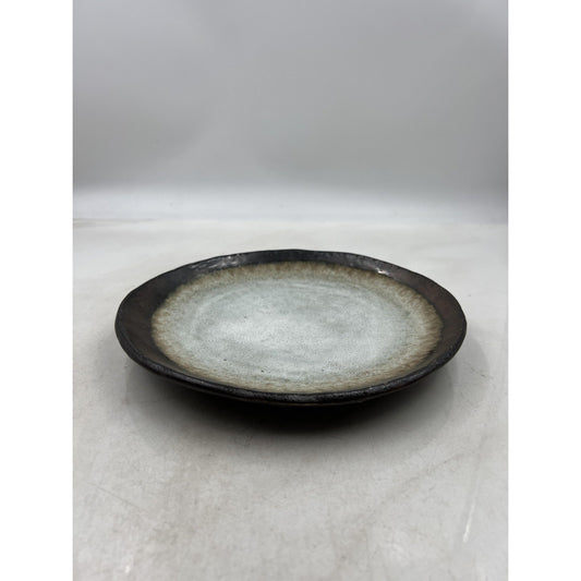 Kotobuki Plate Bronze Corona 9.5" Japanese Stoneware Ceramic Made in Japan Dish