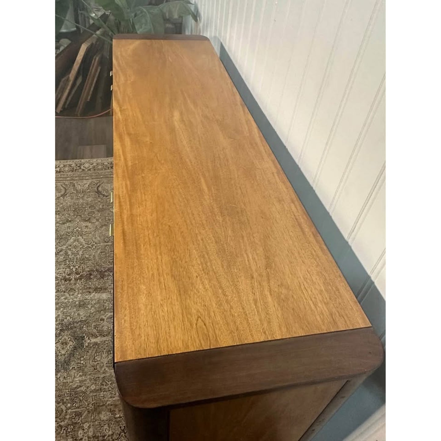 VTG Founders Console Credenza FOUNDERS Buffet Mid Century Modern Two Tone Mirrored Post Modern