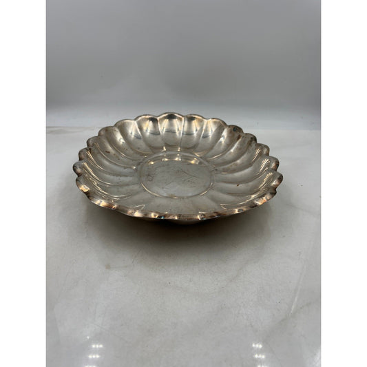 Reed & Barton Silver Plated Scalloped Edge Serving Dish 110
