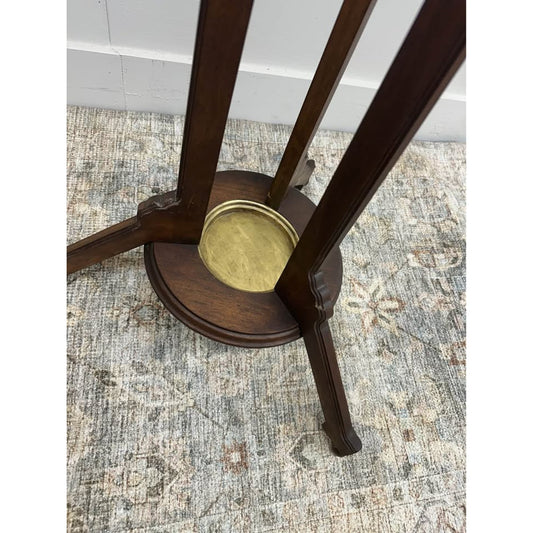 Mid Century Mahogany Coat Rack Umbrella Stand Hall Tree
