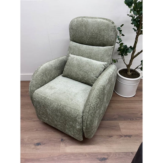 Abelie Elecric Recliner Motion Chair-MOSS Underglow Lighting Upholsered