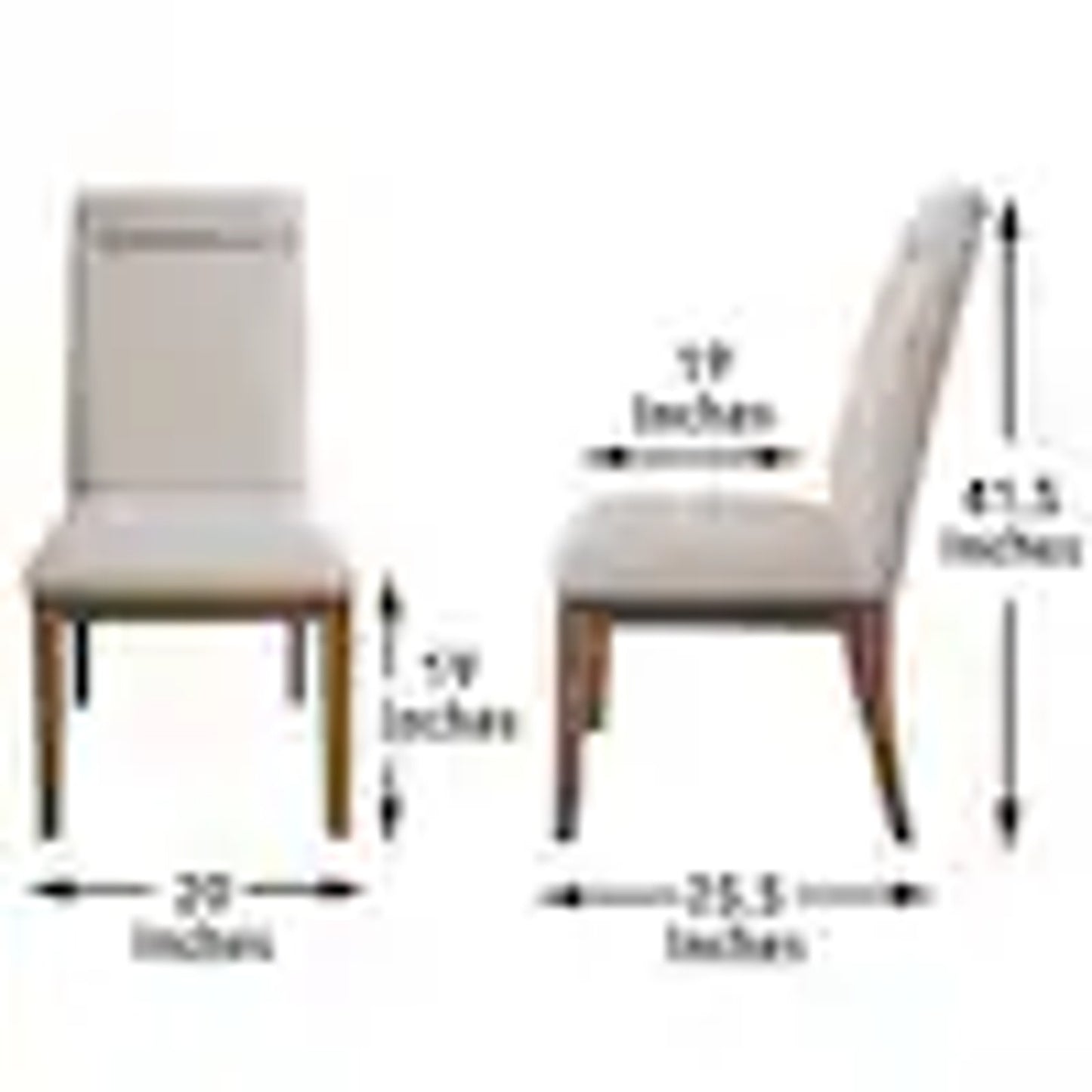 Steve Silver Side Chairs Kitchen Dining Garland Brown Oatmeal Upholstered Side Chair Set of 2