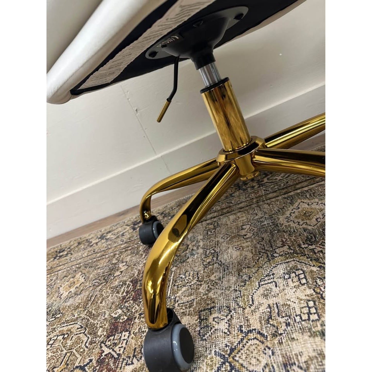 Savas Task Chair-IVORY Office Rolling