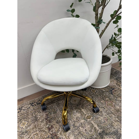 Savas Task Chair-IVORY Office Rolling