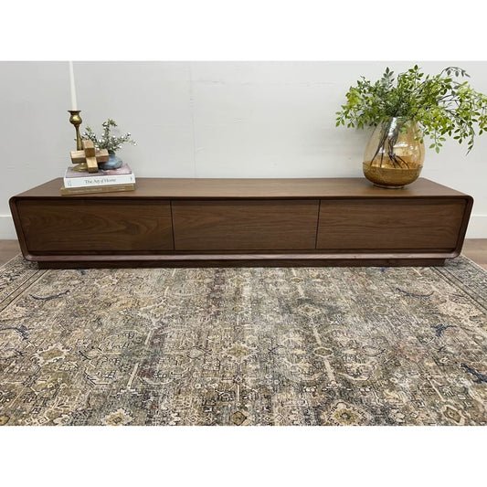 Solid Wood Tv Stand Media Console 78.74" W/Storage