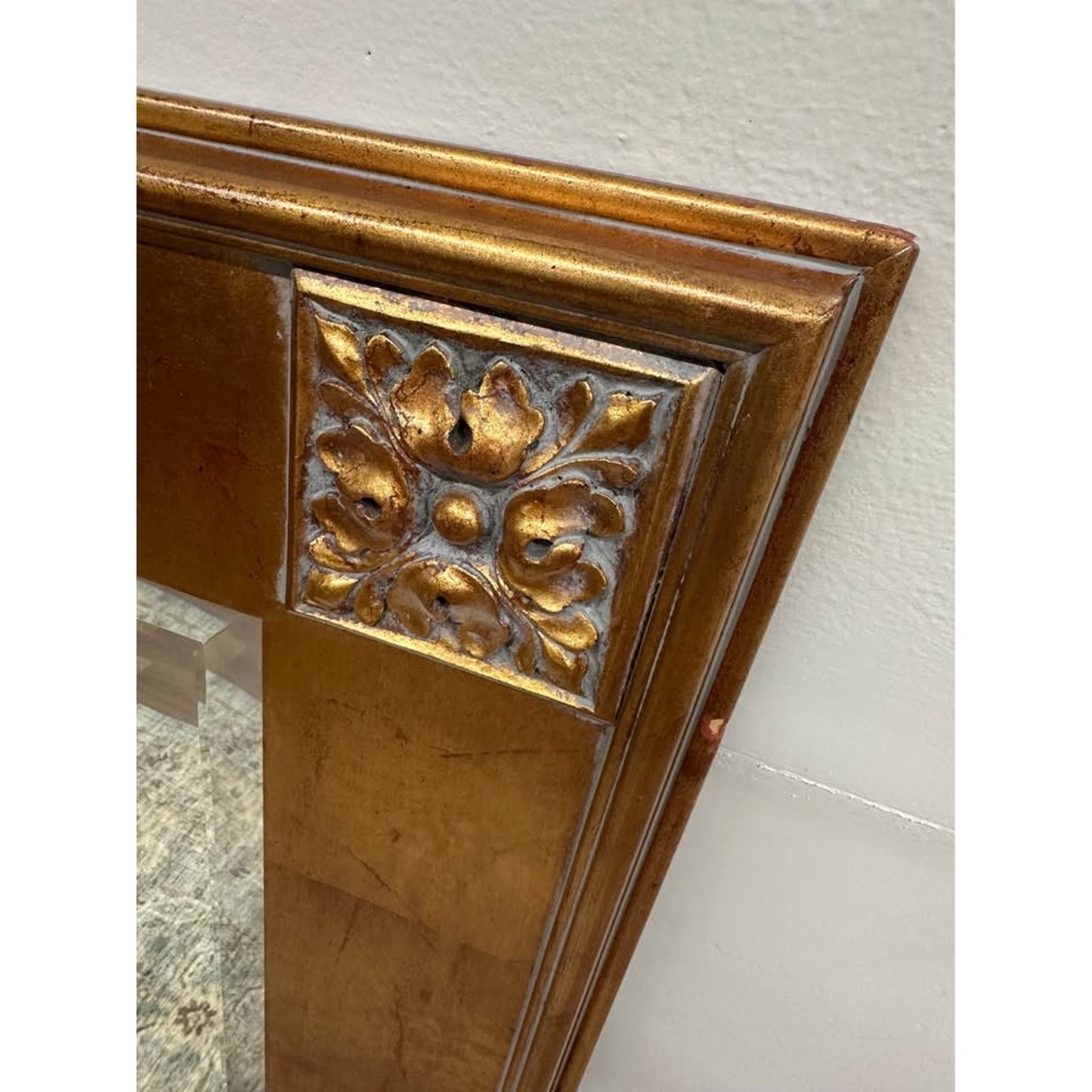Uttermost Gold Rectangular Beveled Wall Mirror 34"x40"