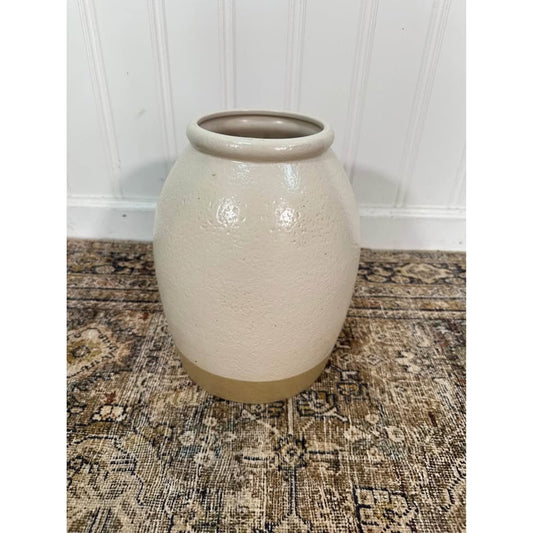 Studio Mcgee Vase Tan Pottery 11" Tall