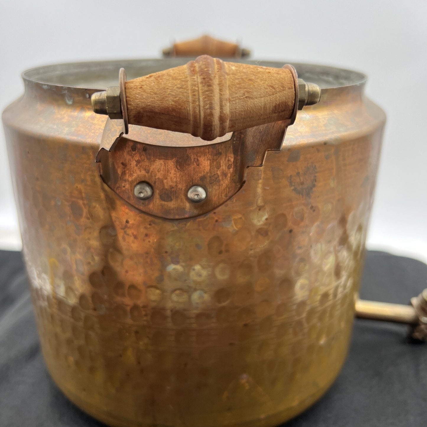 Antique Copper Hot Water Urn Tank Brass Lever Tap Samovar Vintage Samovar