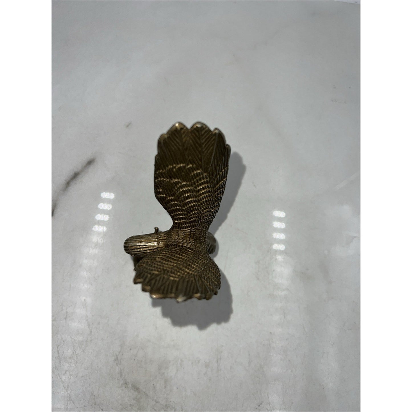 Vintage Hampshire Eagle Sculpture Figurine Genuine Silver Plated 5"
