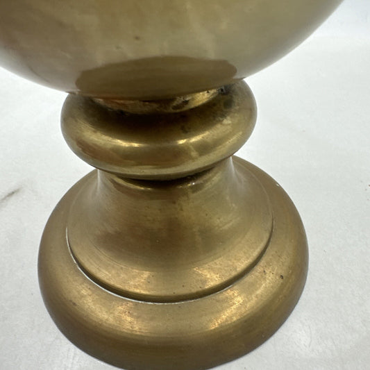 VTG Brass Chalice Cup Old Drinking Vessel 10" Pitcher Jug