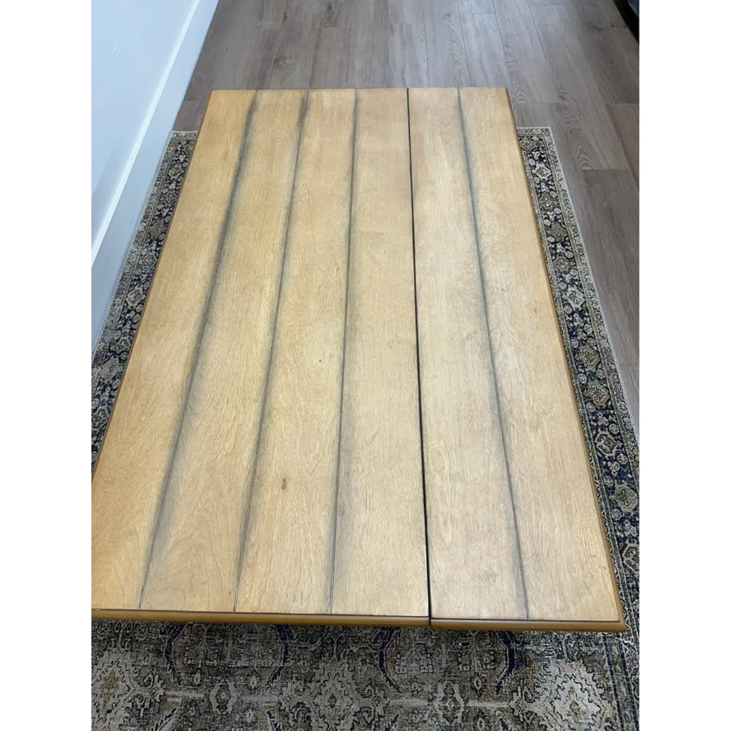 Angelica Coffee Table Lift Top 4 Legs  with Storage-NATURAL