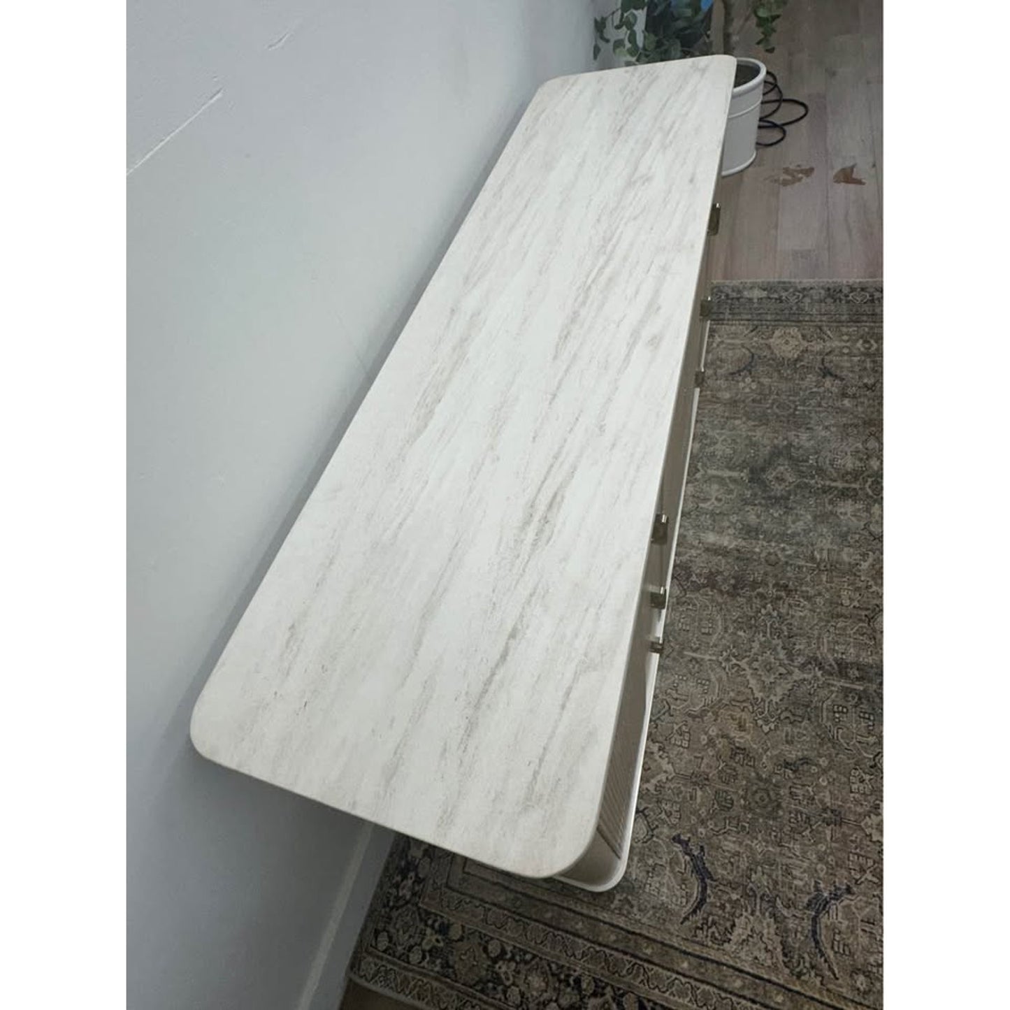 Rhythm 6 Drawer Dresser By Caracole Stone Top Fluted 69.5'' W