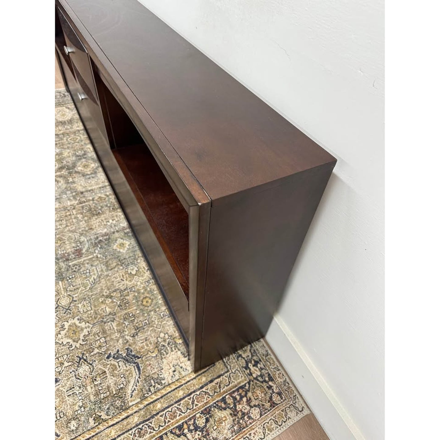 Furniture of America Lanten Brown Wood  Queen Headboard Only Storage