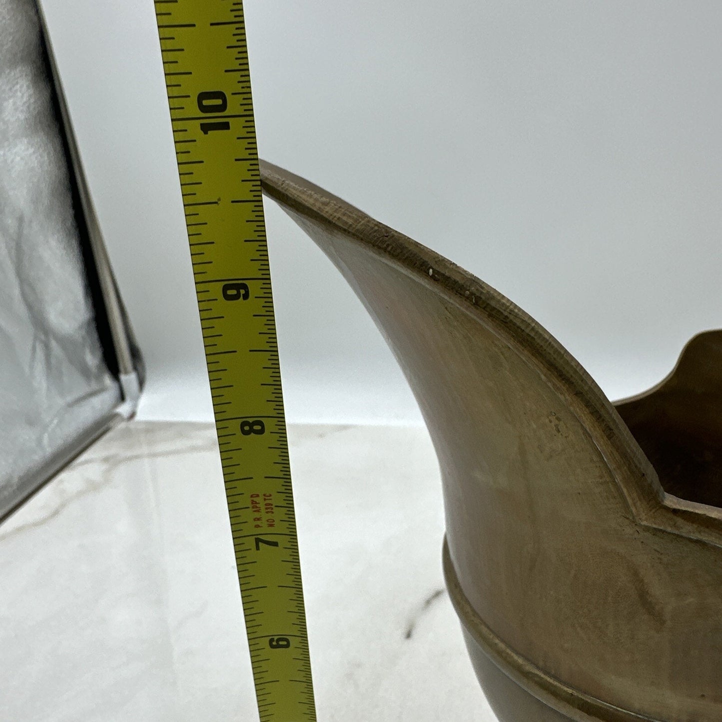 VTG Brass Chalice Cup Old Drinking Vessel 10" Pitcher Jug