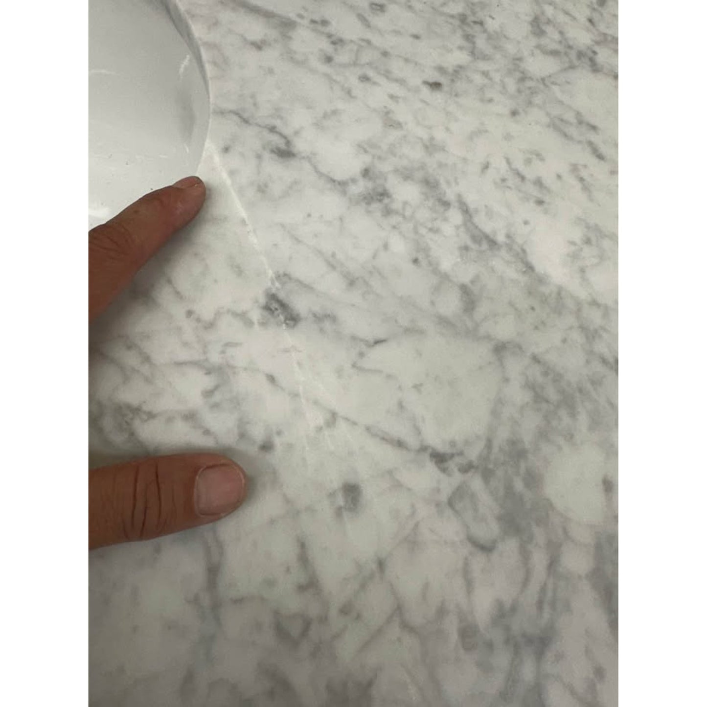 Ronnie 60'' Double Bathroom Light Blue Vanity with Marble Top Birch Lane