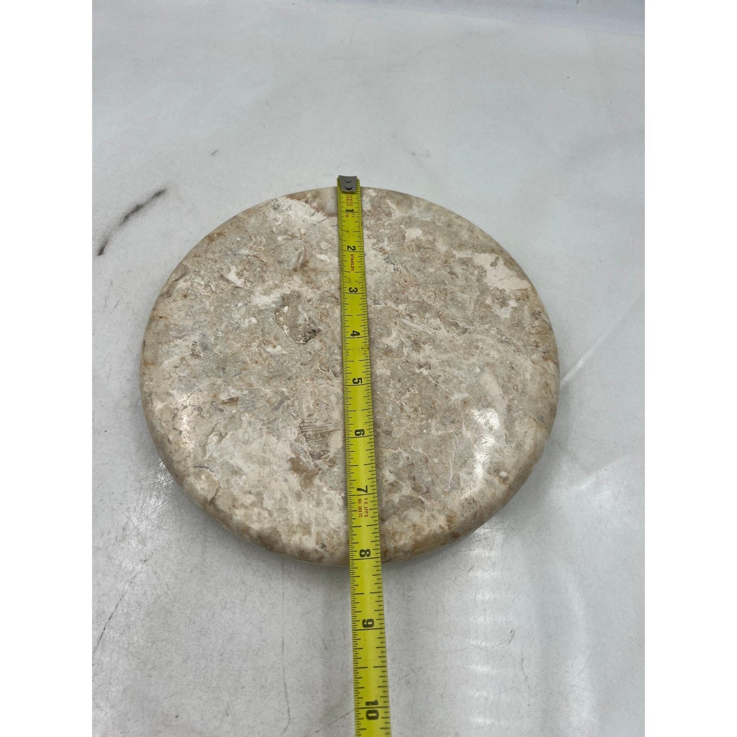 VTG Marble Base Glass Cloche Dome Cover Display Server Tray