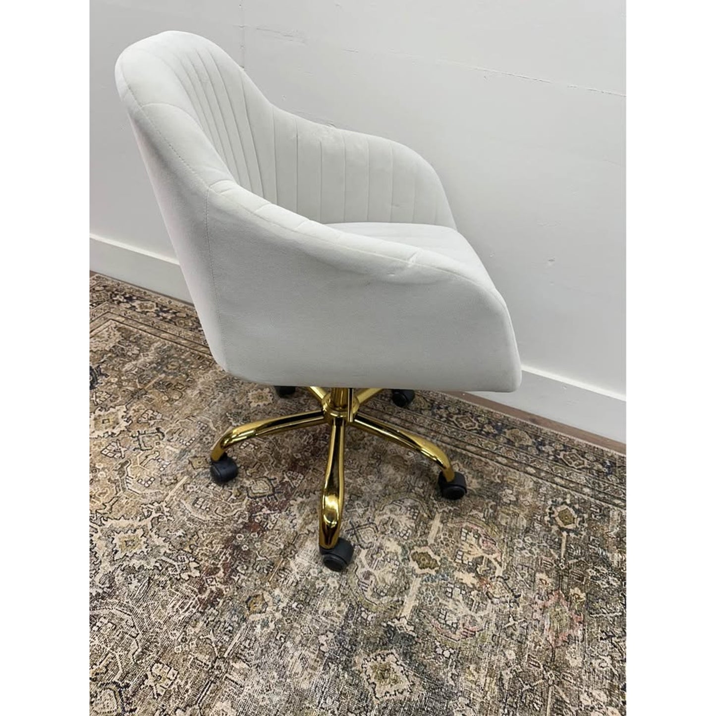 Jacinda Task Chair-Office Chair Rolling Ivory