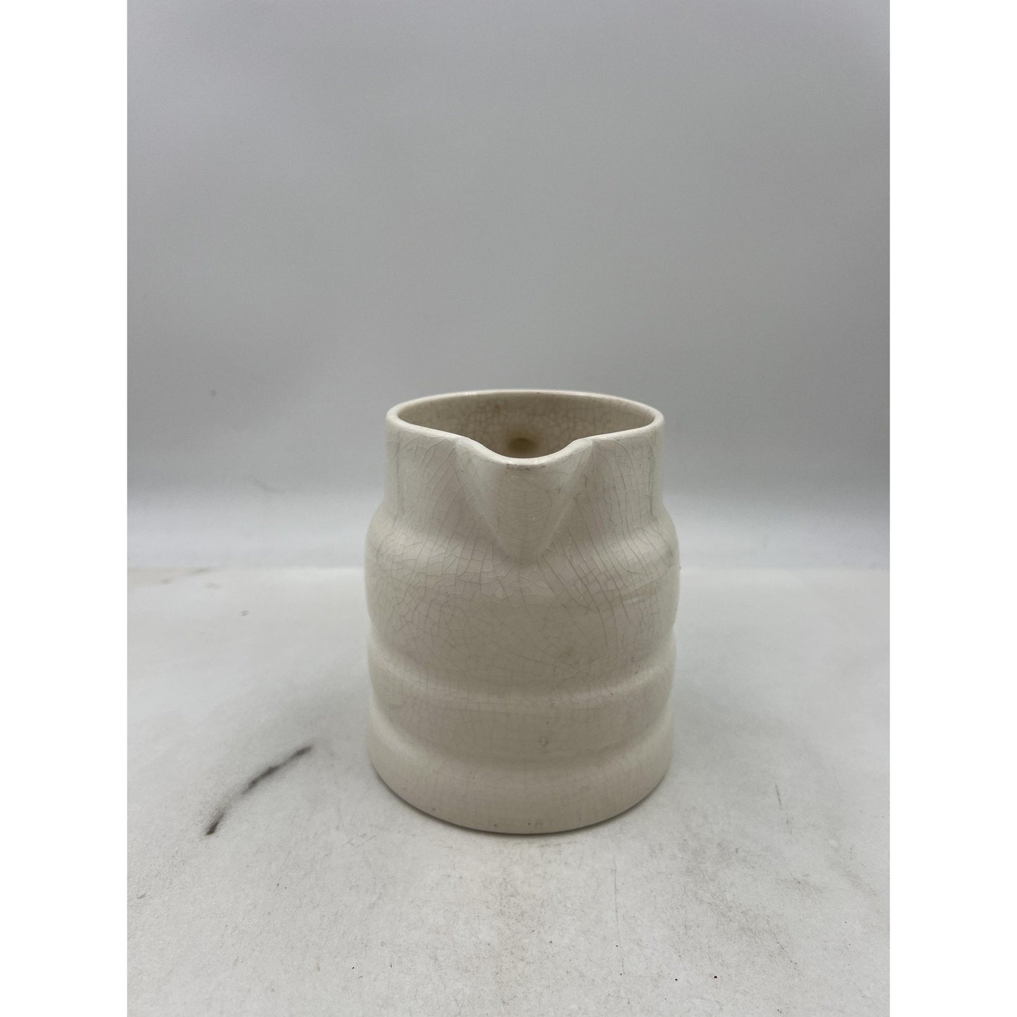 Melba Ware Made in England Ceramic Creamer Jug Small Pitcher Crackle Glaze Milk