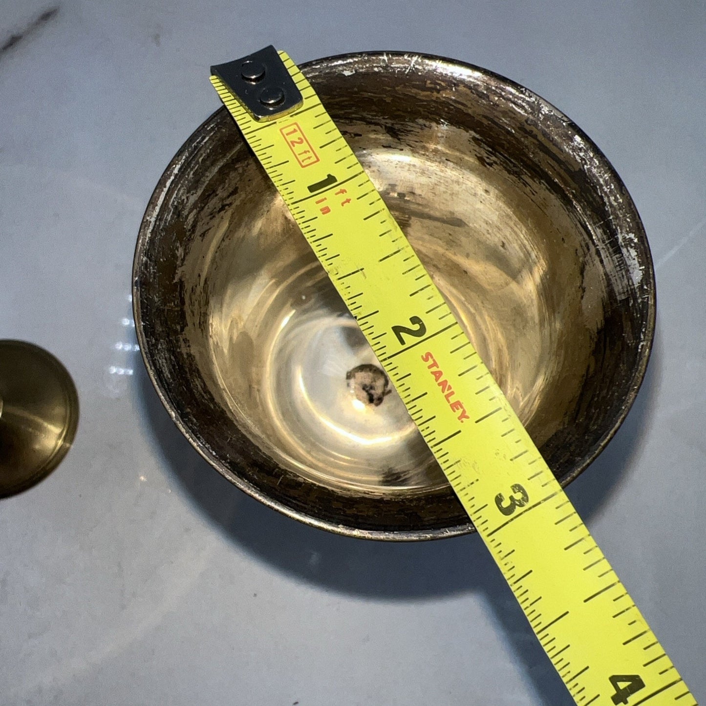 VT Brass Goblets Chalice Made in India Set of 2 5" Tall