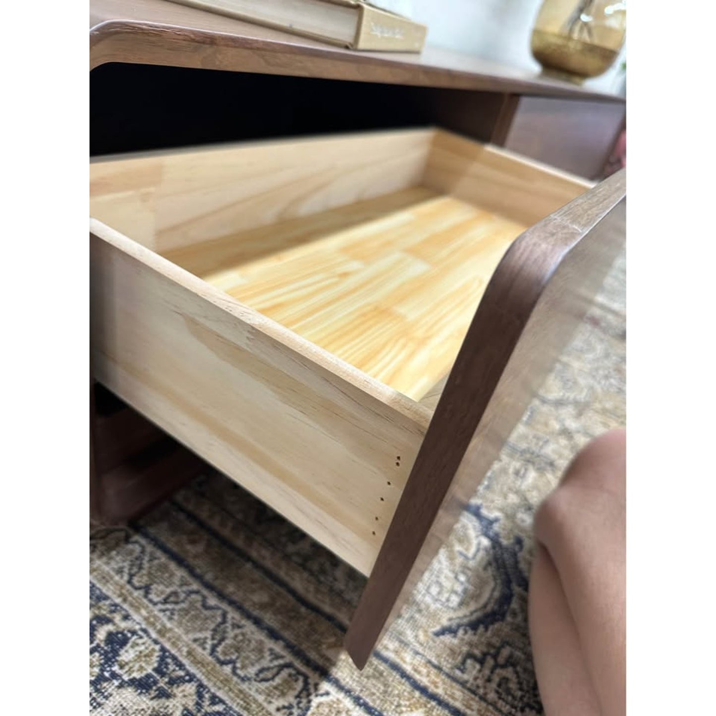Solid Wood Tv Stand Media Console 78.74" W/Storage