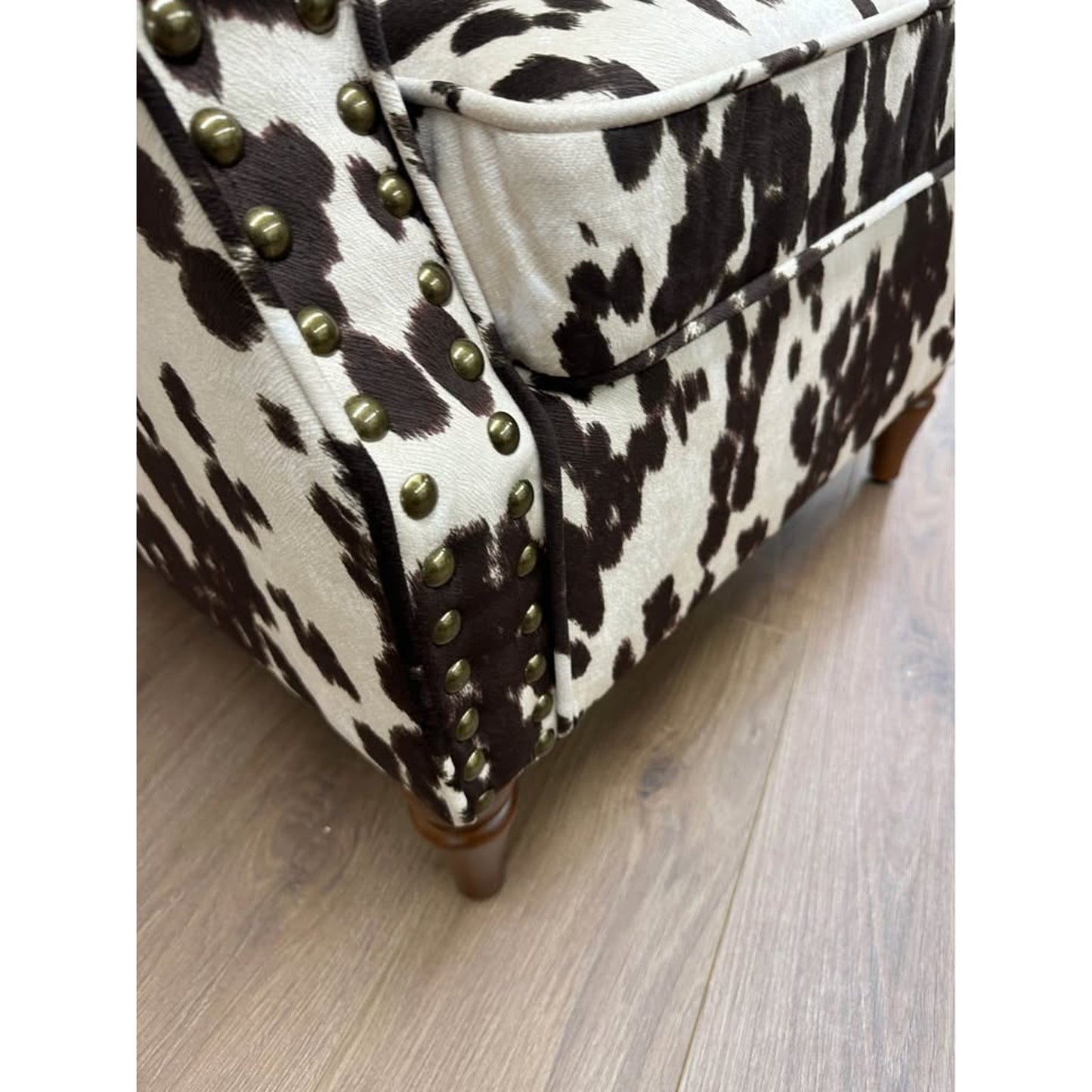 Araceli Armchair-COWHIDE Print Western Chair NEW Karat Home