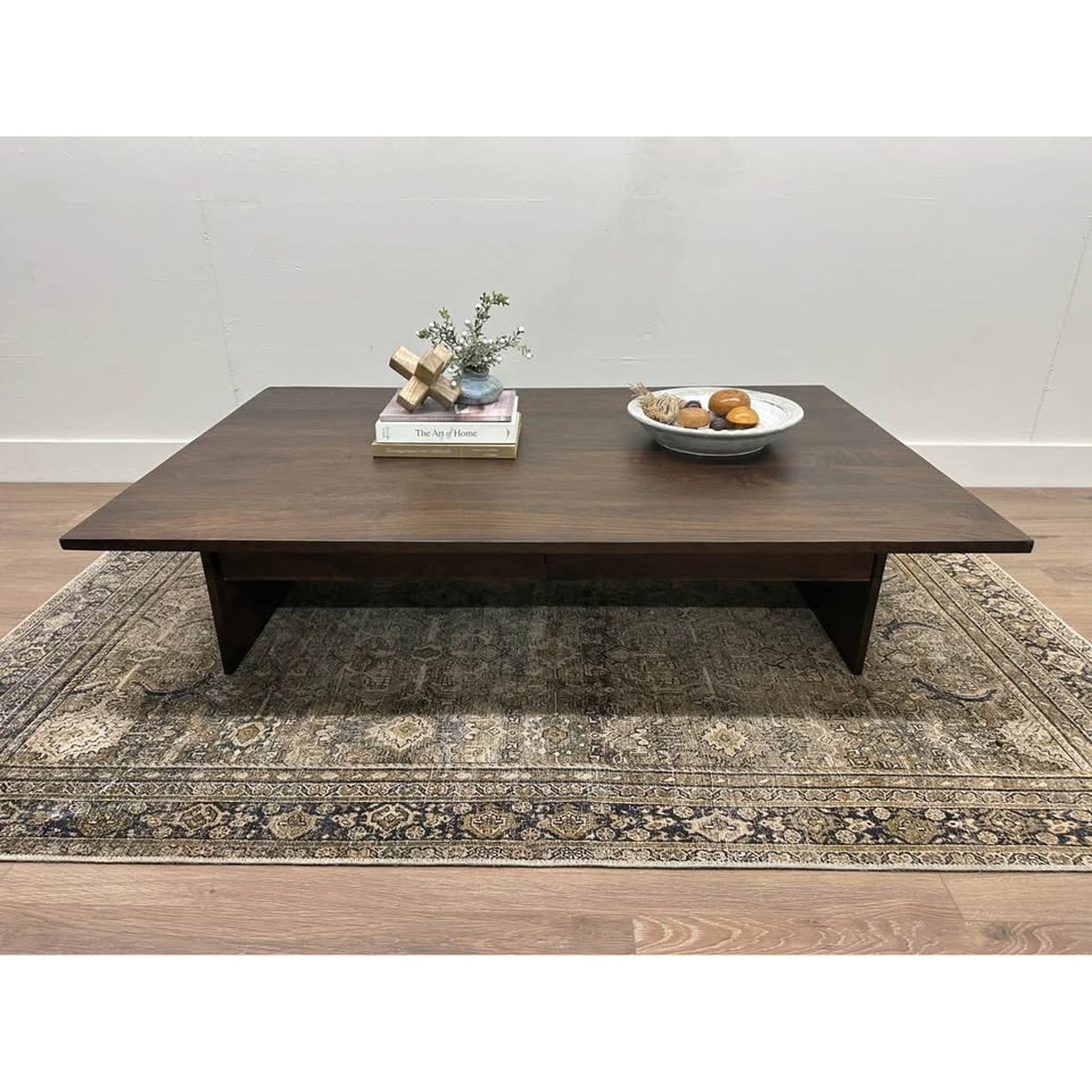 Birch Lane Giedre Solid Dark Wood Stain Single Coffee Table with Storage
