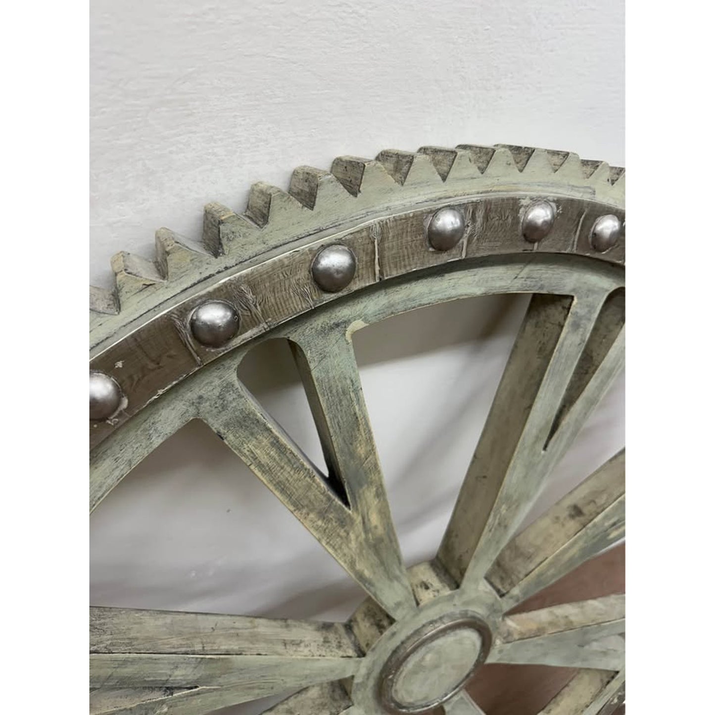 Metallic Industrial Gear Interlude Home Wyatt Industrial Wall Gears Steampunk Set of 3 BIG!!