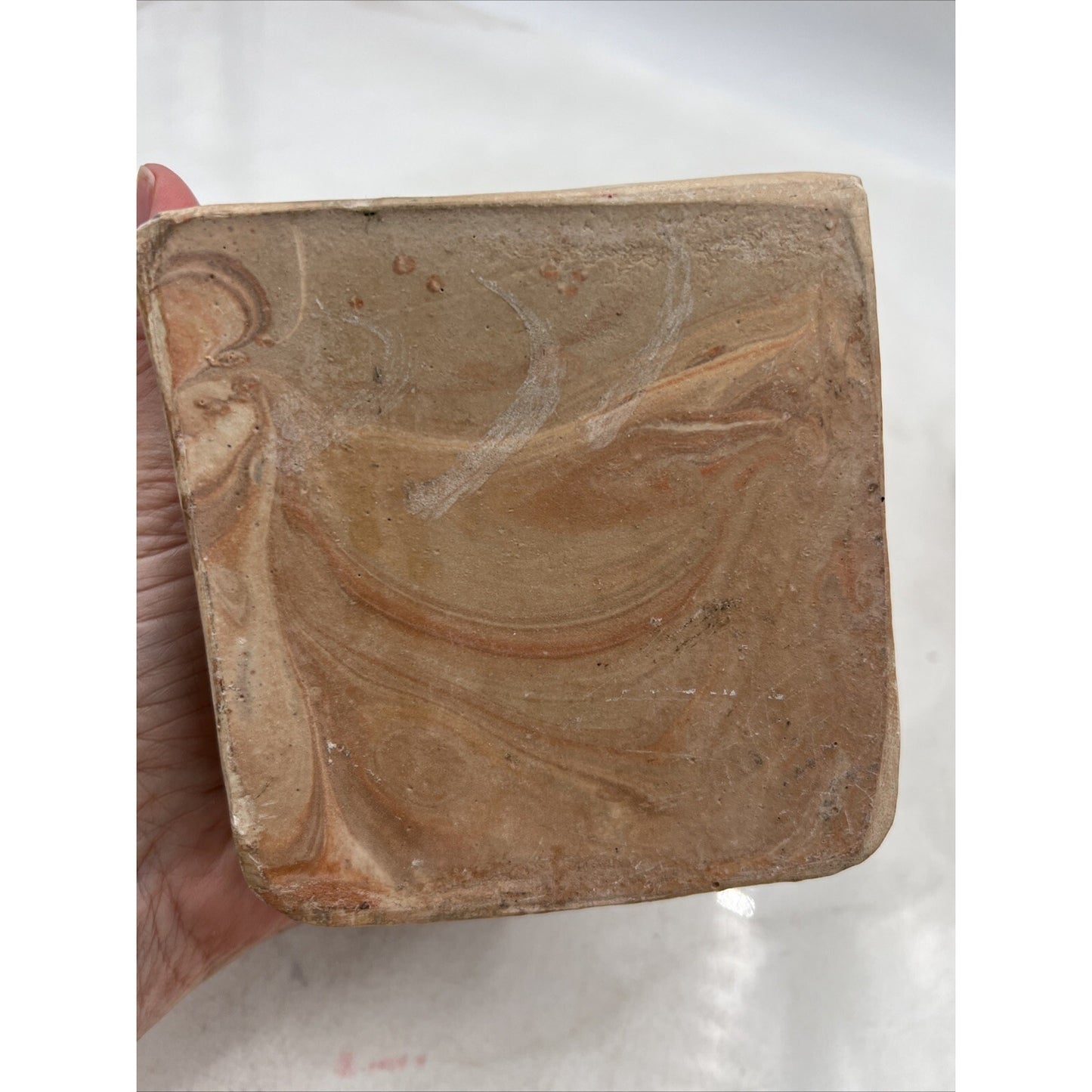 Vintage Montana Swirl Bookends Native American Chief Clay Pottery Set of 2