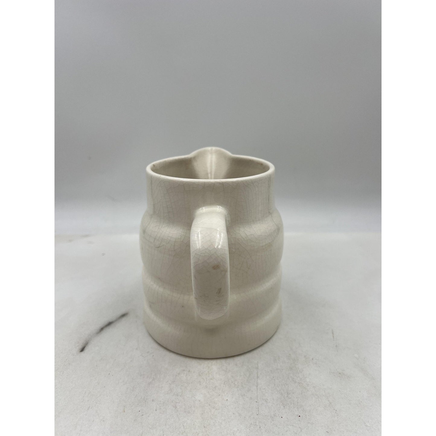 Melba Ware Made in England Ceramic Creamer Jug Small Pitcher Crackle Glaze Milk