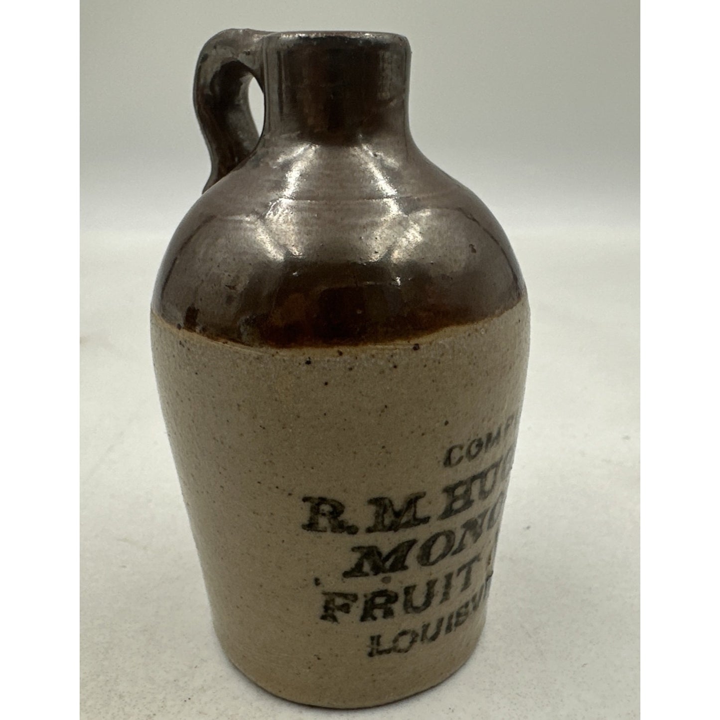 R.M. Hughes & Co. Mini Vinegar Jug Monogram Fruit Vinegar Louisville KY"