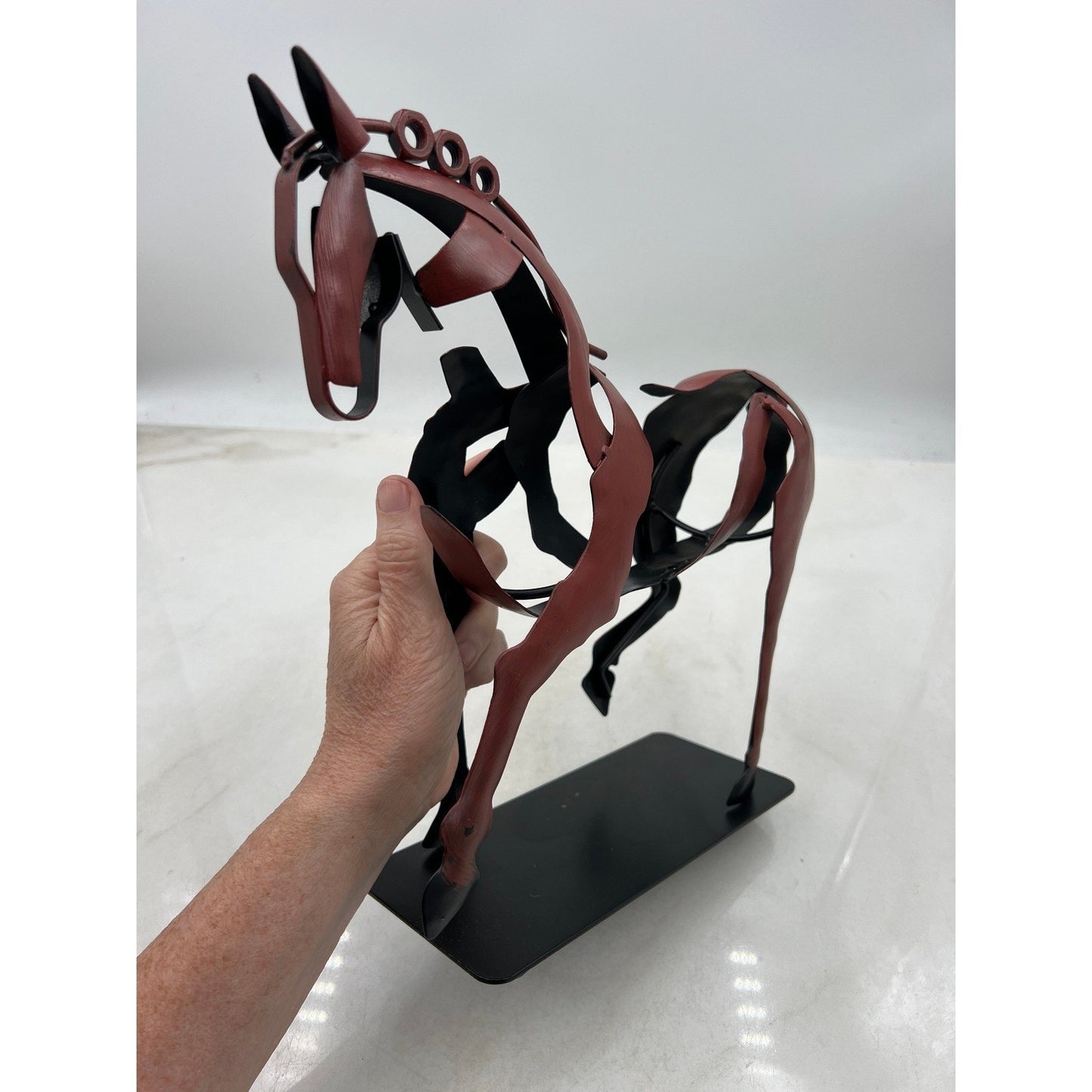Metal Horse Statue Handmade SunBlogs Art Unique Rustic Modern Look Unique Decor