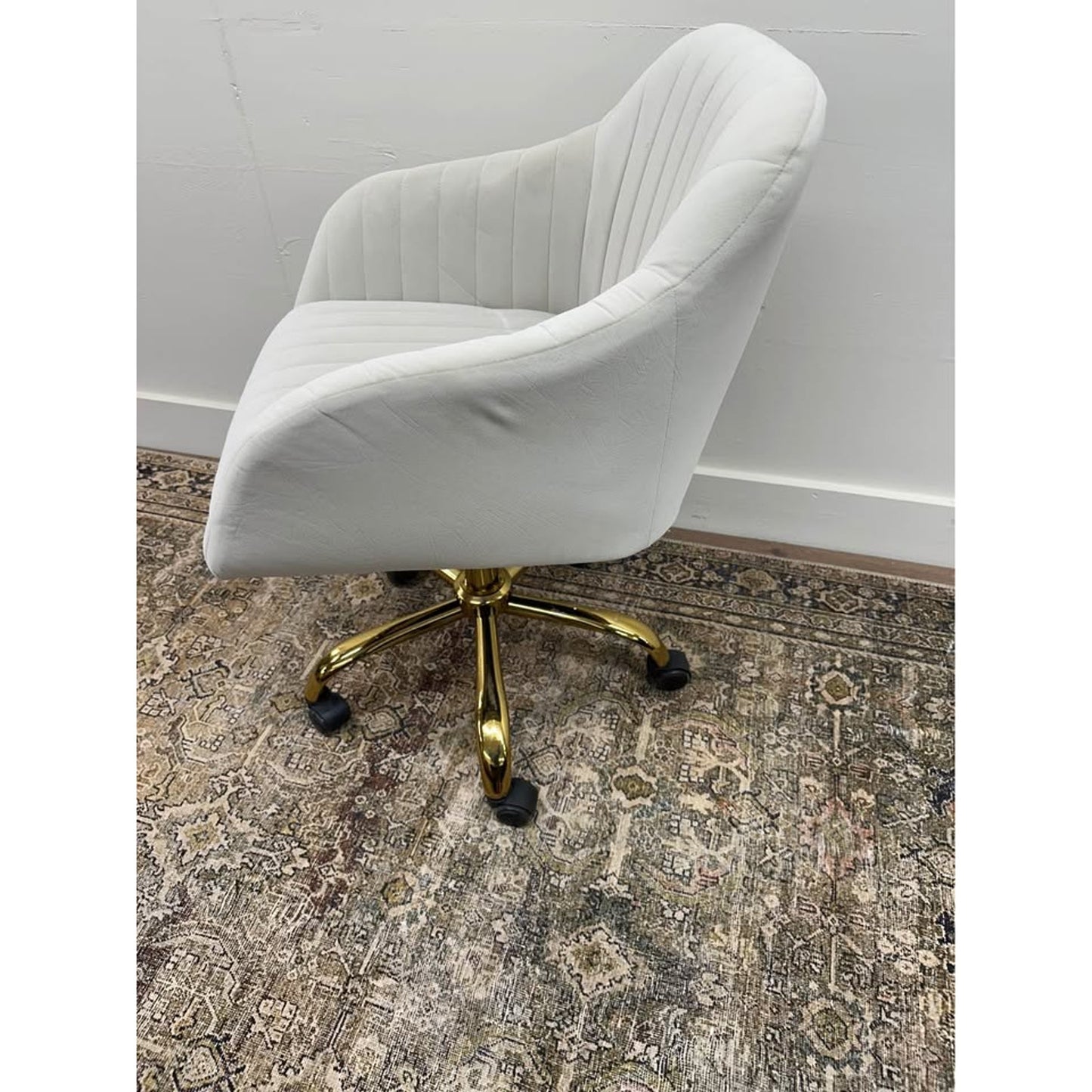 Jacinda Task Chair-Office Chair Rolling Ivory