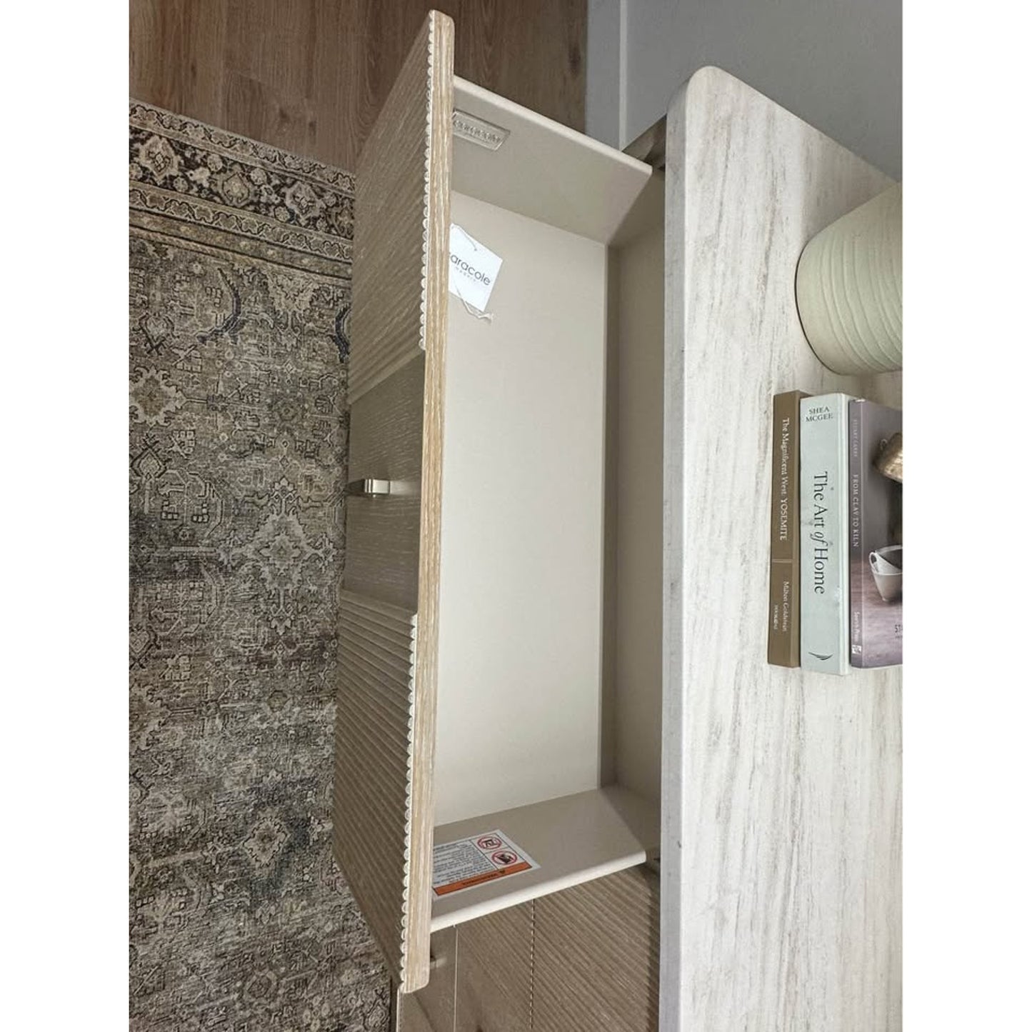 Rhythm 6 Drawer Dresser By Caracole Stone Top Fluted 69.5'' W