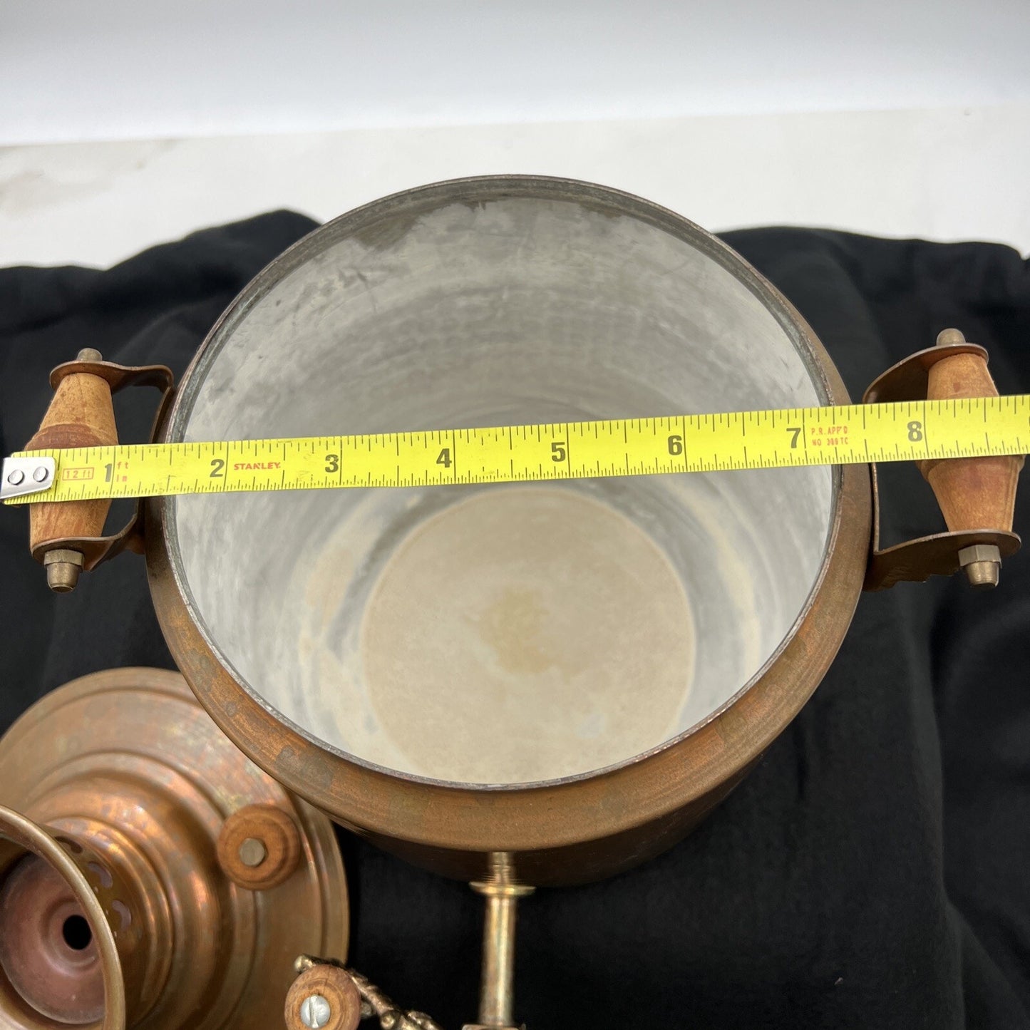 Antique Copper Hot Water Urn Tank Brass Lever Tap Samovar Vintage Samovar