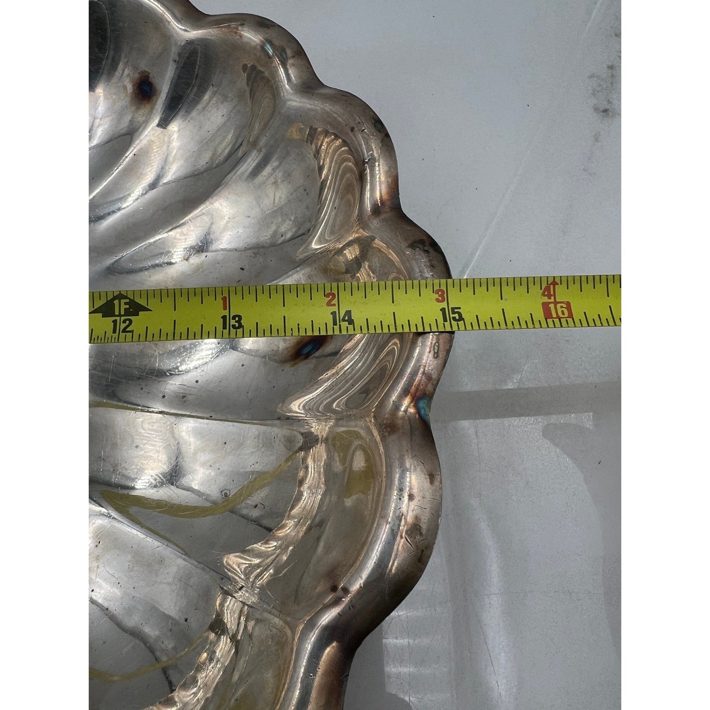 Reed & Barton Silver Plated Scalloped Edge Serving Dish 110