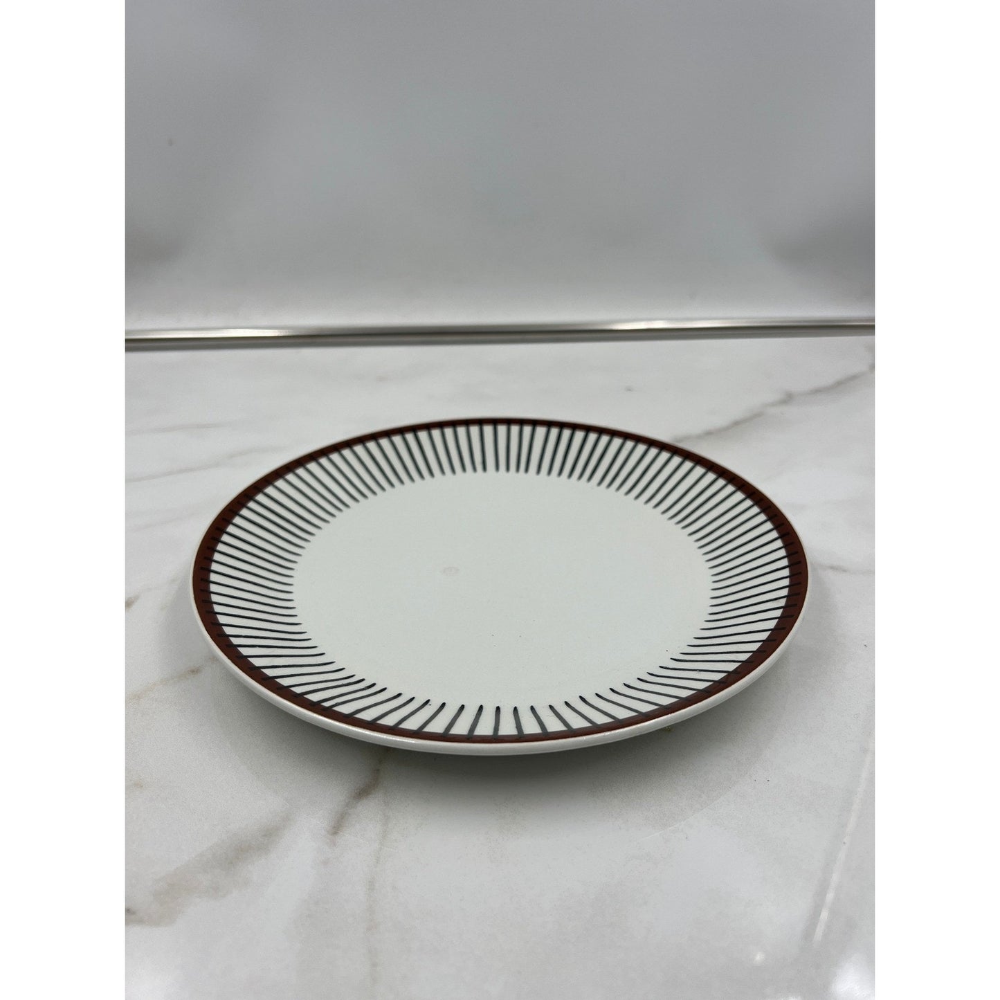 Gustavsberg Spisa Ribb Salad Plate Stig Lindberg Sweden Flintporslin 8.25 inch
