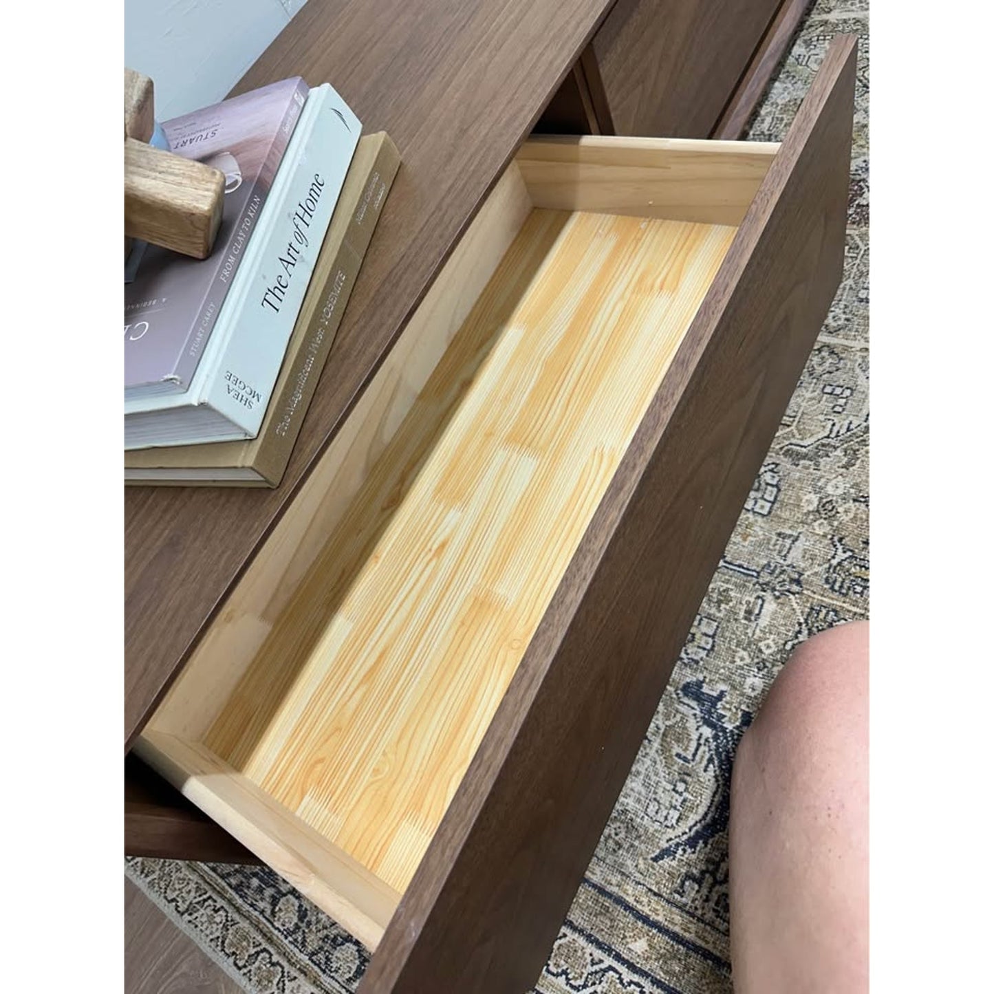 Solid Wood Tv Stand Media Console 78.74" W/Storage