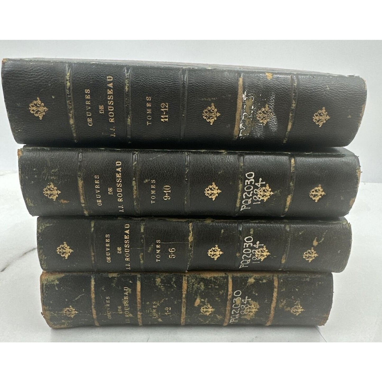 Confession of Jean Jauques Rousseau Vol 15 | French illustrated ed Lot of 4 1800