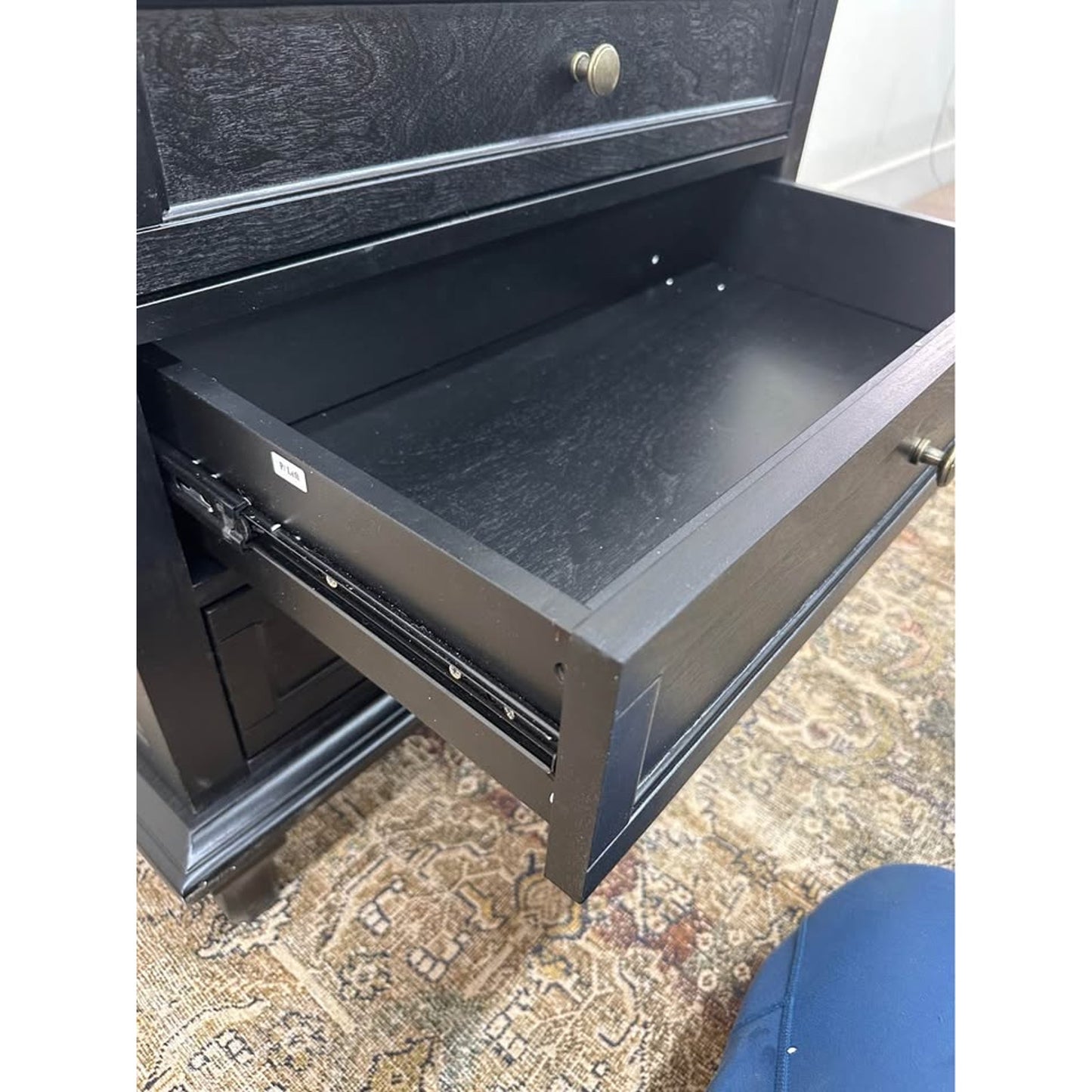 Dominic 3 Drawer Nightstand Kona Stain Built-In Outlets Wood Pull Out Tray