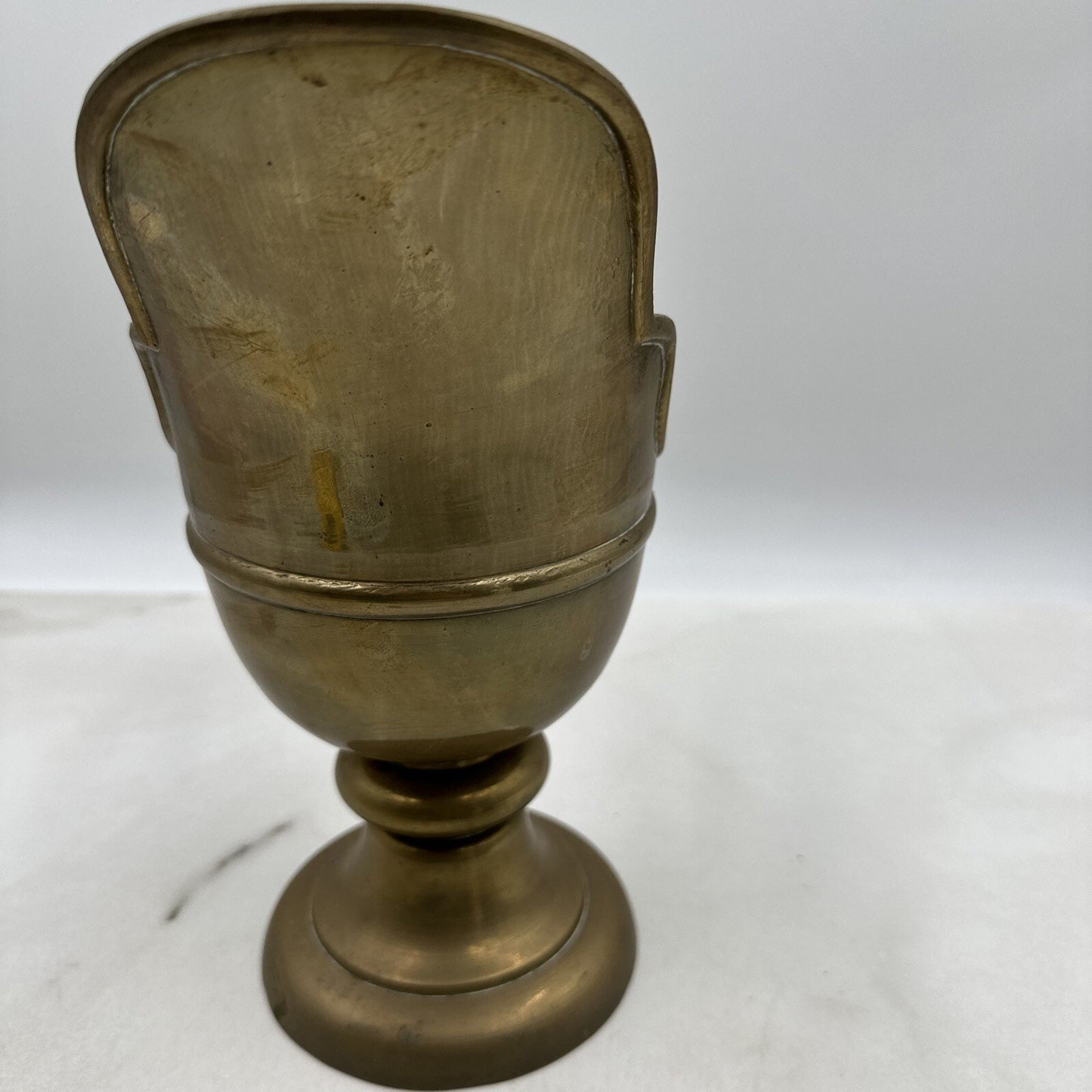 VTG Brass Chalice Cup Old Drinking Vessel 10" Pitcher Jug