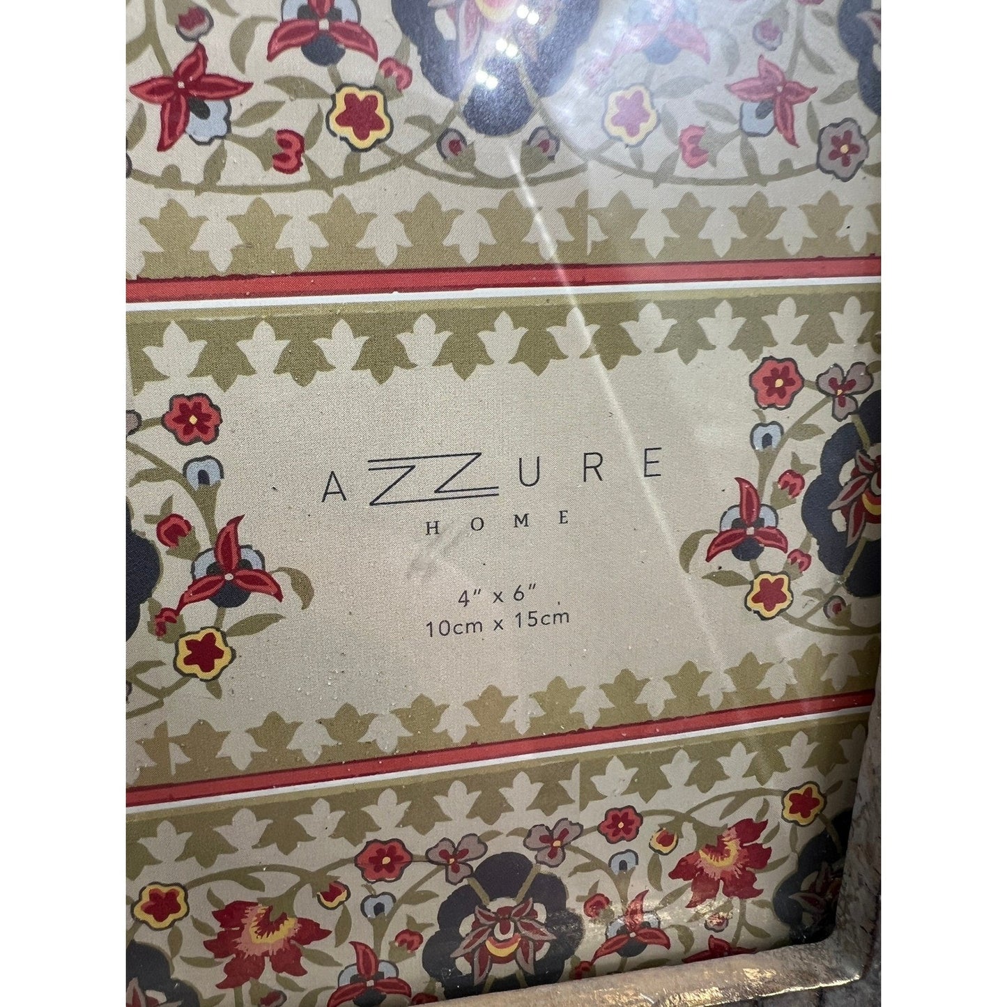 AZZURE HOME Gold Ornate Scroll Photo Frame 4x6 Tabletop Display