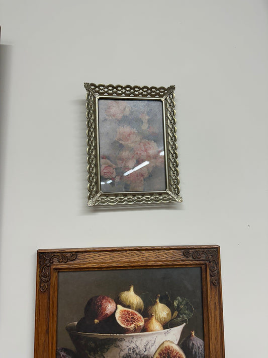 Vtg Gold floral frame
