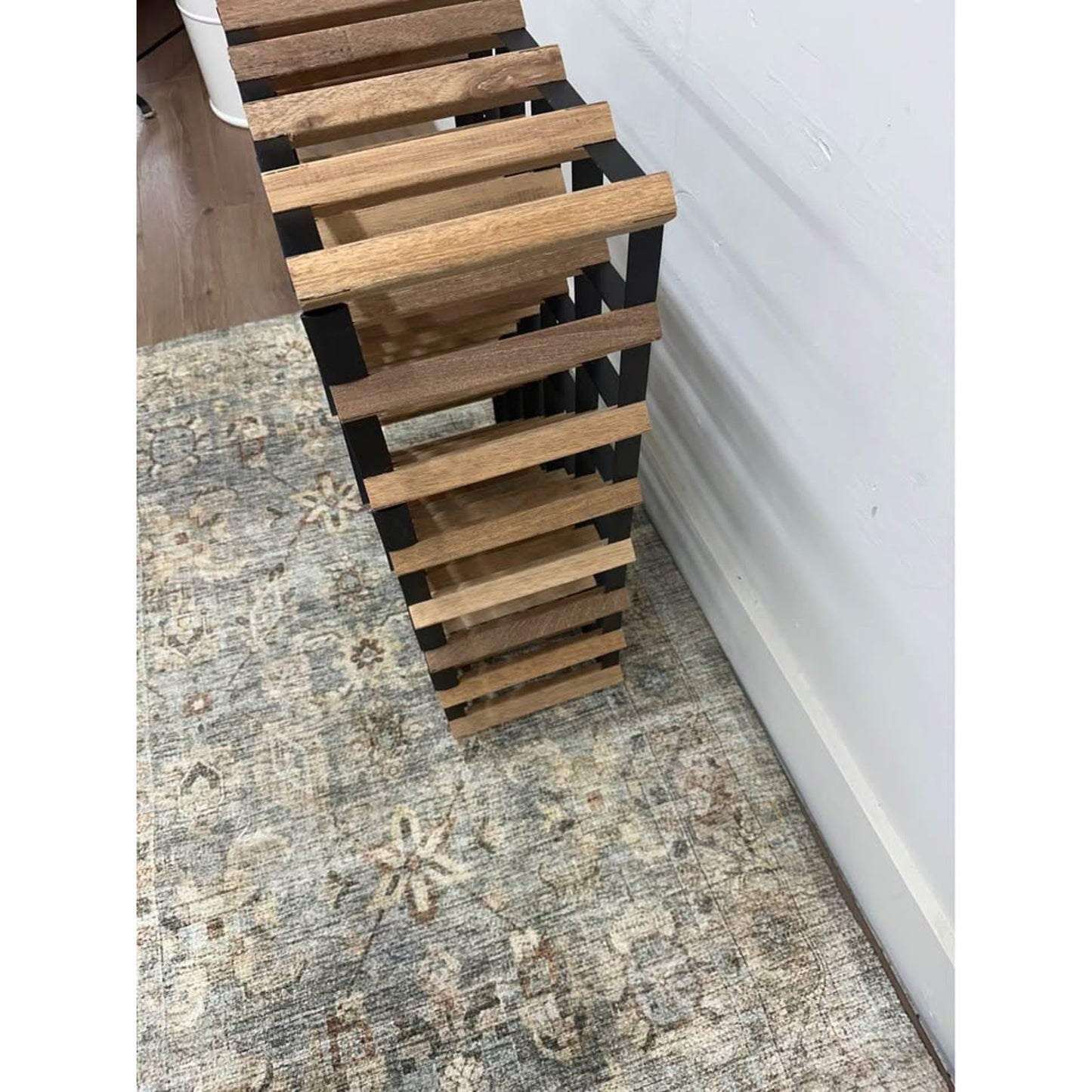 Danera Countertop Wine Rack Bottle Holder Wine Storage Organizer Solid Wood 35 Bottles