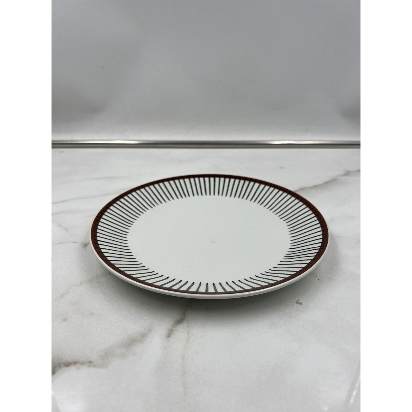 Gustavsberg Spisa Ribb Salad Plate Stig Lindberg Sweden Flintporslin 8.25 inch