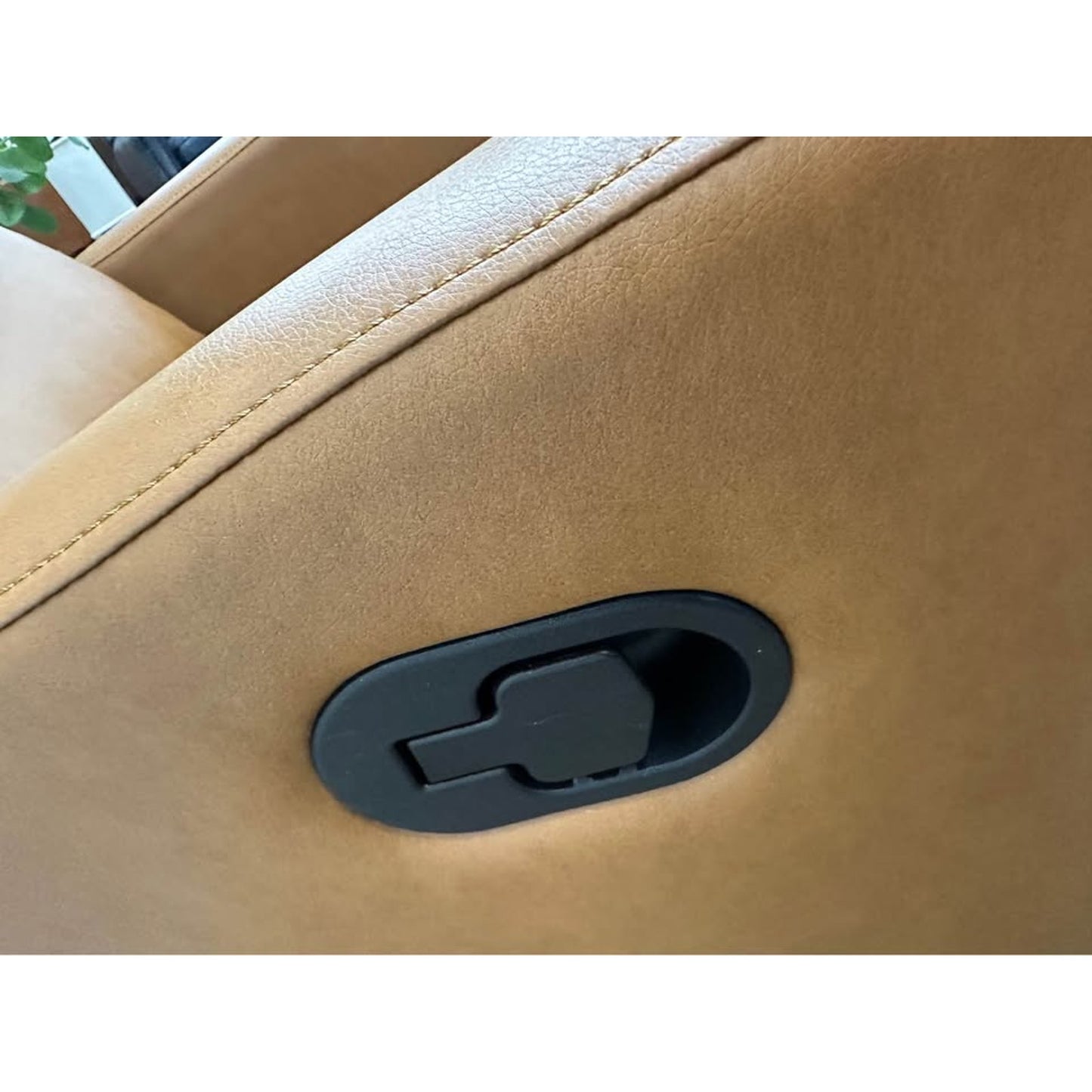 Jaime Genuine Leather Power Recliner Camel Brown New