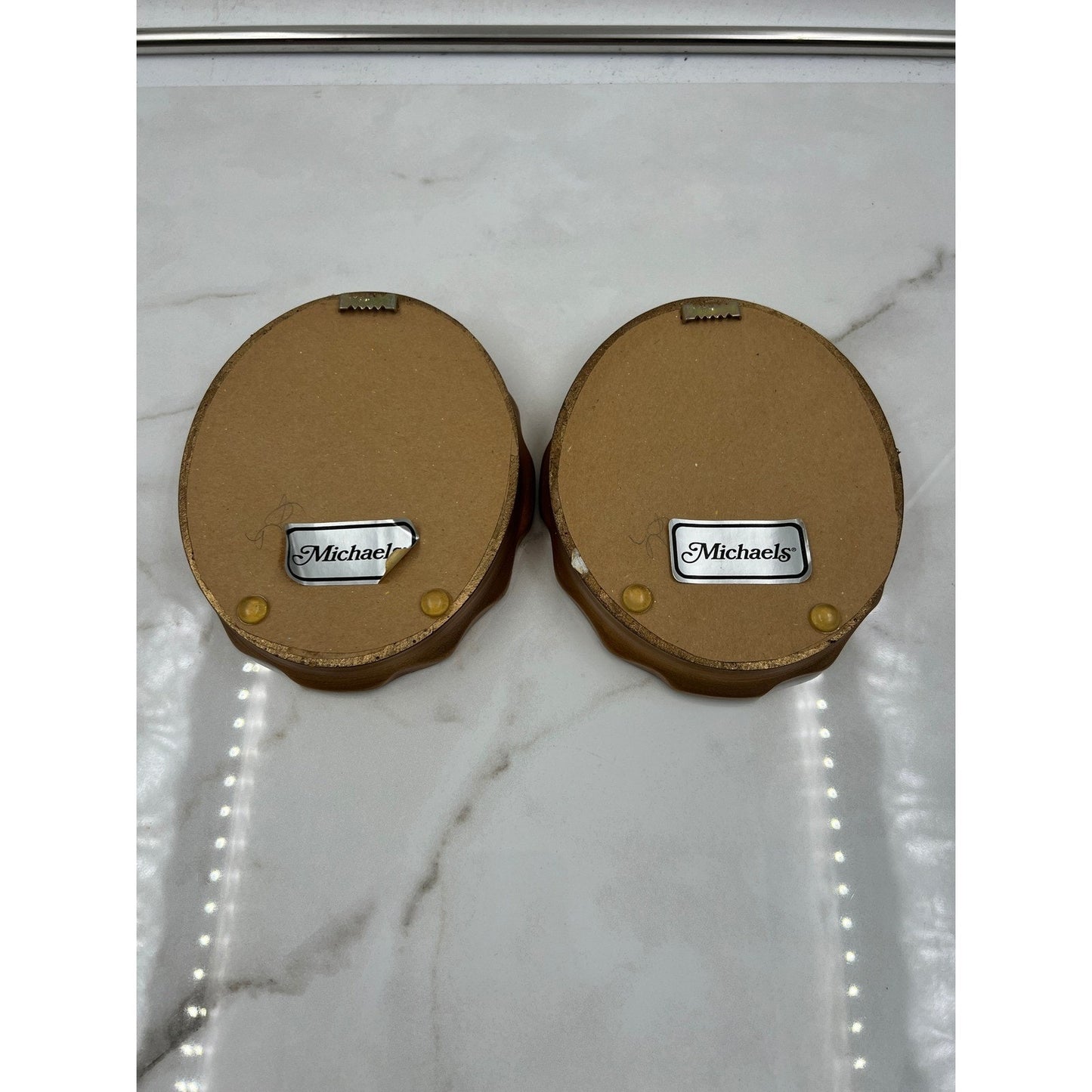 Michaels George Washington James Madison Silhouette Portrait Gold Oval Frame Set
