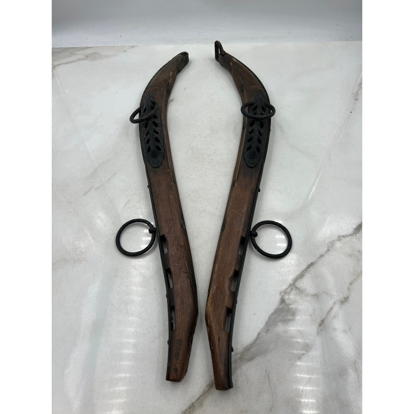 Antique Wooden Horse Yoke Farm Primitive Decor Ox Plow Harness