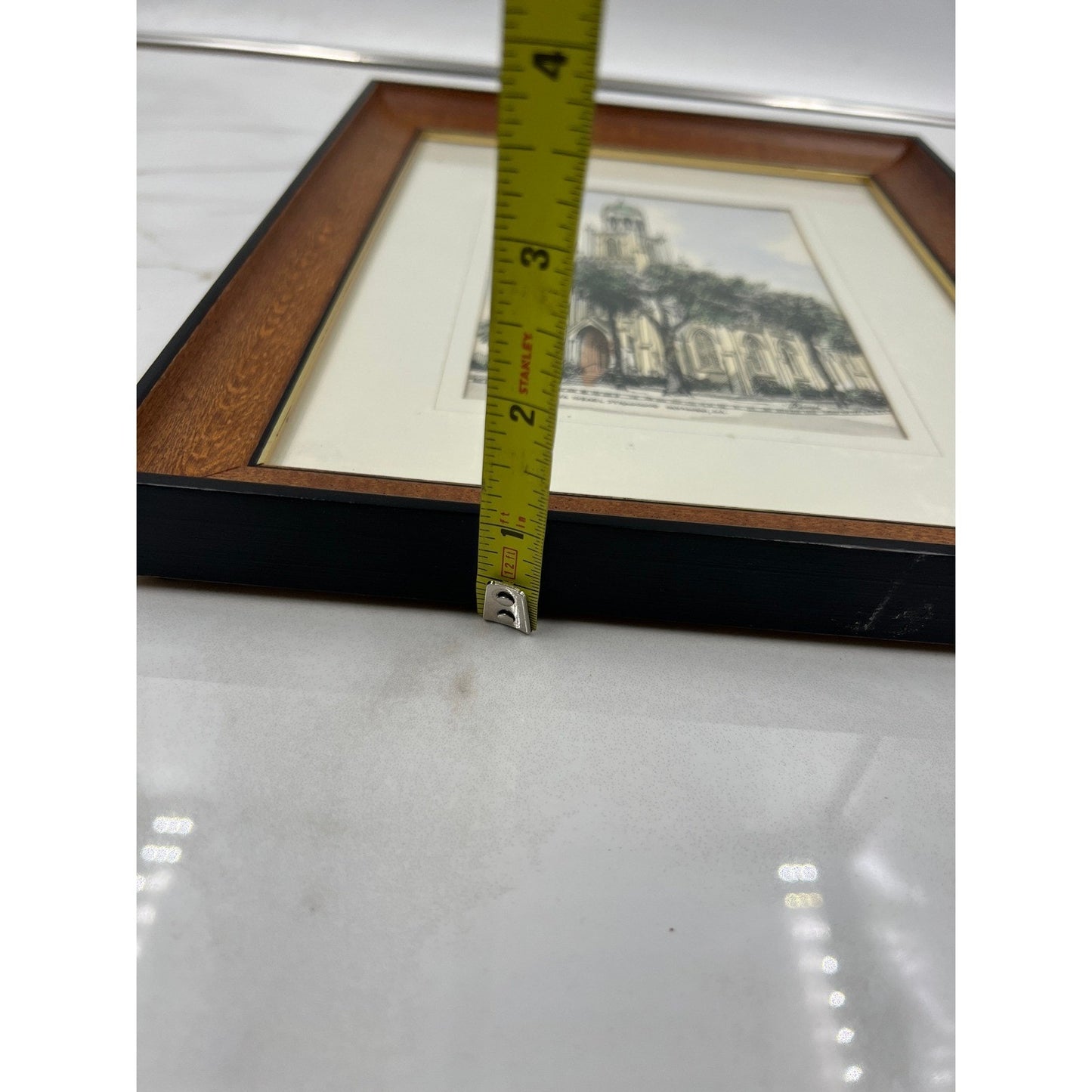 Framed Print Michve Israel Synagogue Savannah Georgia Church Art Thomas Signed